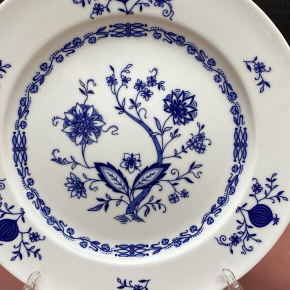 Christina Porcelain Dresden Classic Blue Rose 10" PLATE Seltmann Weiden Bavaria - Picture 6 of 11